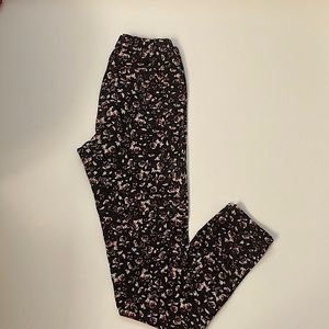 H&M floral print leggings/pants size 2